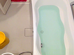 Tiny asian teen rubbing her pussy