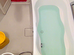 Tiny asian teen rubbing her pussy