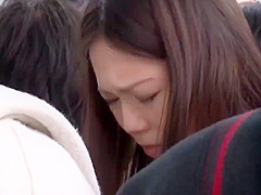 Bus groping - young lady molested 01