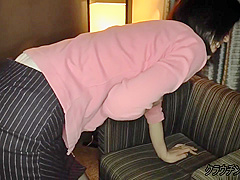 Black short hair wife 001