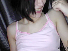 Black short hair wife 001