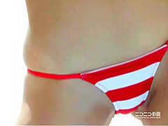 Aya Kawasaki striped Bikini [ Softcore ]