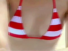 Aya Kawasaki striped Bikini [ Softcore ]