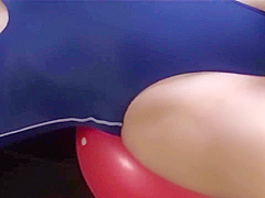 Ball Gymnastic high cut blue Swimsuit REALISE [ Softcore ]