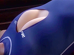 Ball Gymnastic high cut blue Swimsuit REALISE [ Softcore ]