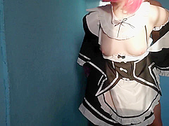 Maid Ram loves sex. Cosplay Re: Zero