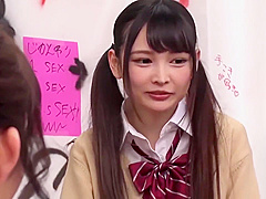 School Girls having Fun ( CREAMPIE Ending )