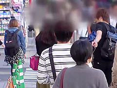 Japonesa Folla con desconocido