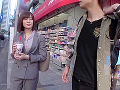 Japonesa Folla con desconocido