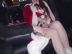 Cute Japanese Christmas Costume Cosplay Sexy Babe