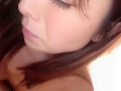 Beautiful woman who is stimulated with an adult toy and greets orgasm