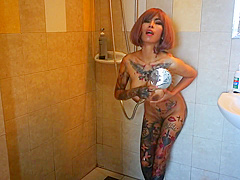 Pregnant Asian Milf Drools On Two Cocks