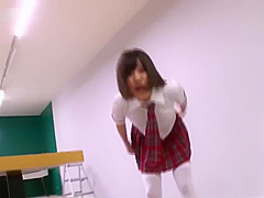 Flashing Stockings And Panties Onto The Train