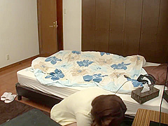 Mizuno Asahi hiding in wardrobe