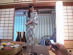 Japanese Hairy Twat Stuffed With Sex Toys