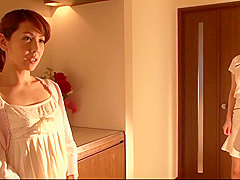 Japanese Lesbian MILF Foursome