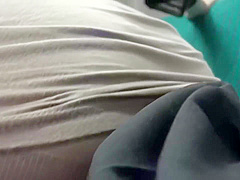 Japanese lady is sucking a rock hard meat stick in the train and getting fucked hard