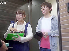 Japanese babe gets to spend very limited tome with her boyfriend, so they mostly fuck like crazy