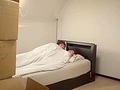 Japanese babe gets to spend very limited tome with her boyfriend, so they mostly fuck like crazy