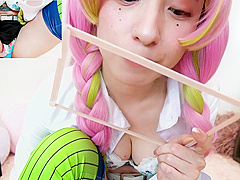 ASMR - U-chan - Glass Licking + Masturbation