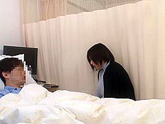 Japanese Aunt visits her nephew in the hospital