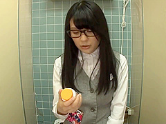 Petite Japanese chick is dressed up as a super hero and doing amazing stuff with a dick