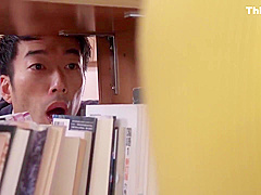 Big tits fuck in the Library