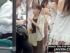 Japanese girls are beautiful and they often get molested in the bus, which they like a lot