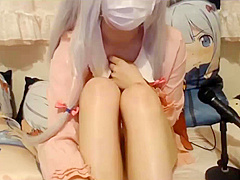 Hot japanese camgirl masturbate