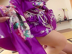 Saki Fujii In Rough Asian Threesome Porn Show