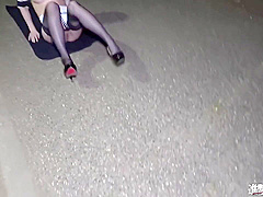 Individual Shooting 17 Complete Appearance 19 Year Old Slender Shaved Suzyman