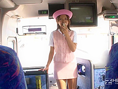 Asuka Aoki A Tanned Tour Conductor With Nice Legs Xxx