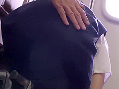 JAV - oppai flight attendants forced to join the mile high club (nhdtb 265b)