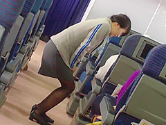 JAV - oppai flight attendants forced to join the mile high club (nhdtb 265b)