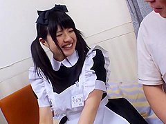 Had My Dick Cleaned By A Housekeeping Service In Maid Clothes