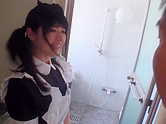 Had My Dick Cleaned By A Housekeeping Service In Maid Clothes