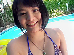 Miku Aoyama Hot Sexy Summer Swim Suit Gets Quotwetquot