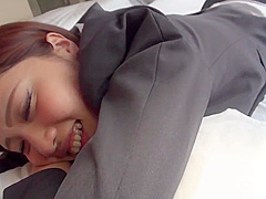 Aya Natsume Av Shoot With A Sexy Office Lady