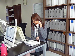 Hikaru Kurokawa Office Lady Beautiful Big Tits Masturbation With Sextoy Part 1