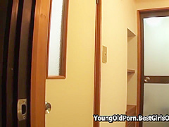 Japanese milf is having casual sex with her step- son in the late afternoon, and enjoying it