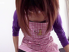 Aisaki Nanami Housework Perfectly Agency Service Like A Daily Routine To Masturbate Alone