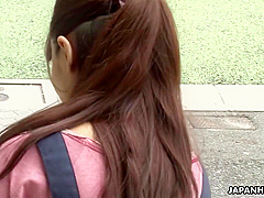 The beautiful Asian Yui Misaki sucks dick