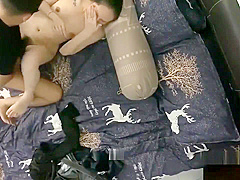 The husband goes on a business trip before the room puts the camera to stea