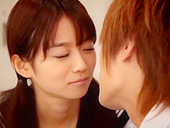 Japanese schoolgirl Asuka Hoshino has sex in a classroom