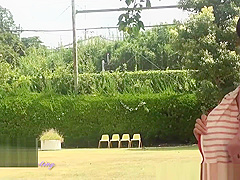 ami-hibiya on the grass most erotic japanese girl