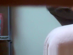 Japanese babe masturbates