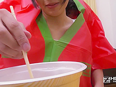 Yui Misaki Dirty Play With A Carrot