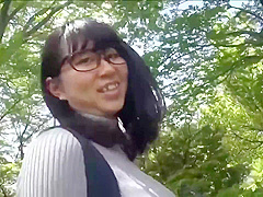 Frisky Japanese brunette is spreading up wide and getting fucked hard, by a group of guys