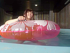 Punishment Clitoris On The Side Of The Pools Pleasant Feeling A Cheek A Face Hidden Mouthful Mutsuri Nympho Daughter