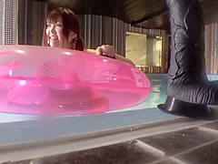 Punishment Clitoris On The Side Of The Pools Pleasant Feeling A Cheek A Face Hidden Mouthful Mutsuri Nympho Daughter